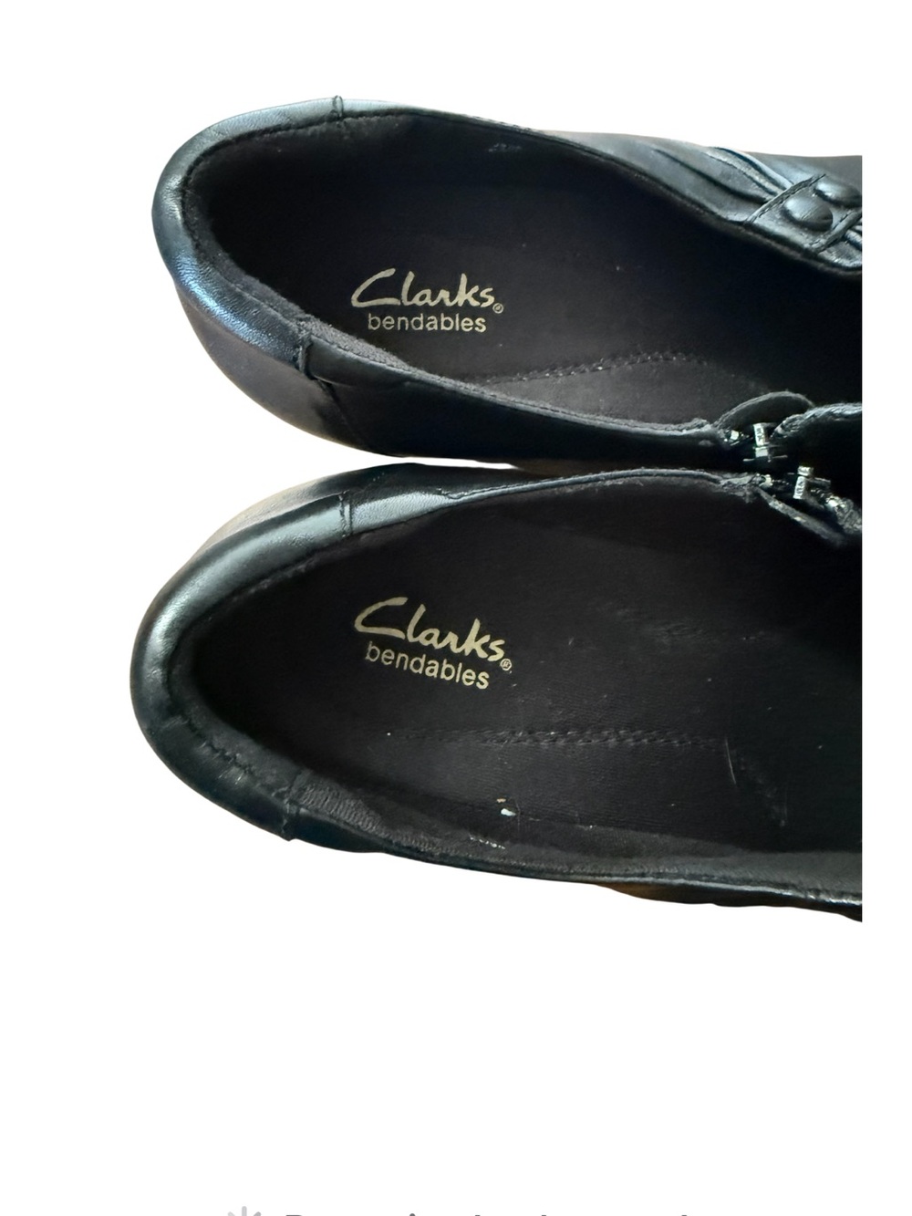 Clark’s Emslie Warren Leather Slip-On Dress Shoes/Booties-Size 11 - Picture 9 of 13